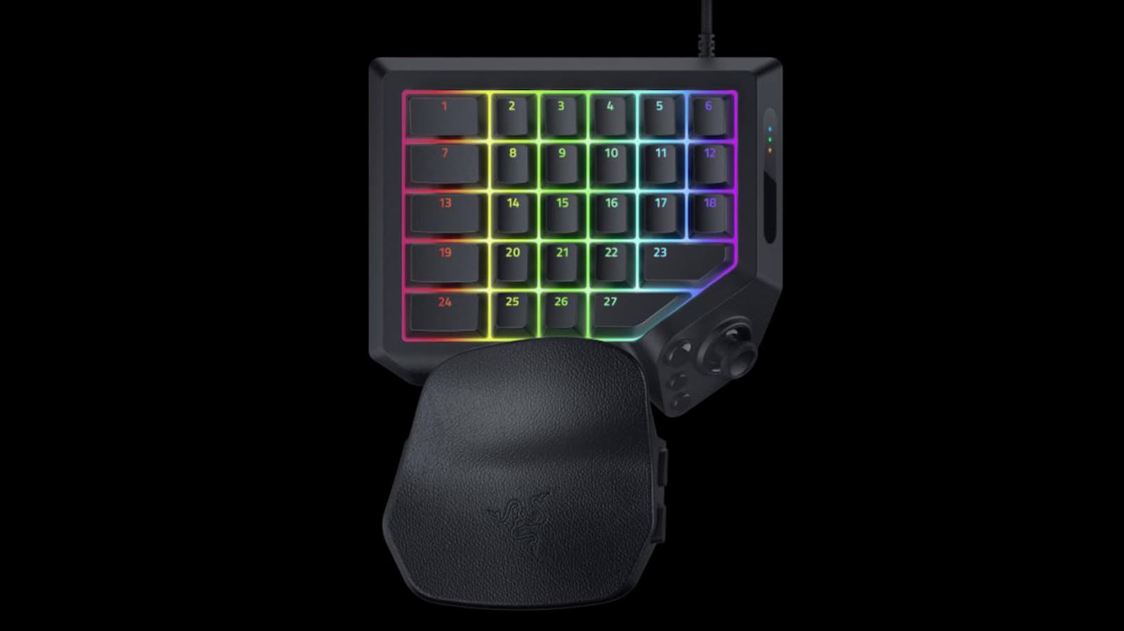 Razer อัปเดต Tartarus Pro คีย์บอร์ดมือเดียวด้วยสวิตช์ที่ปรับปรุงใหม่