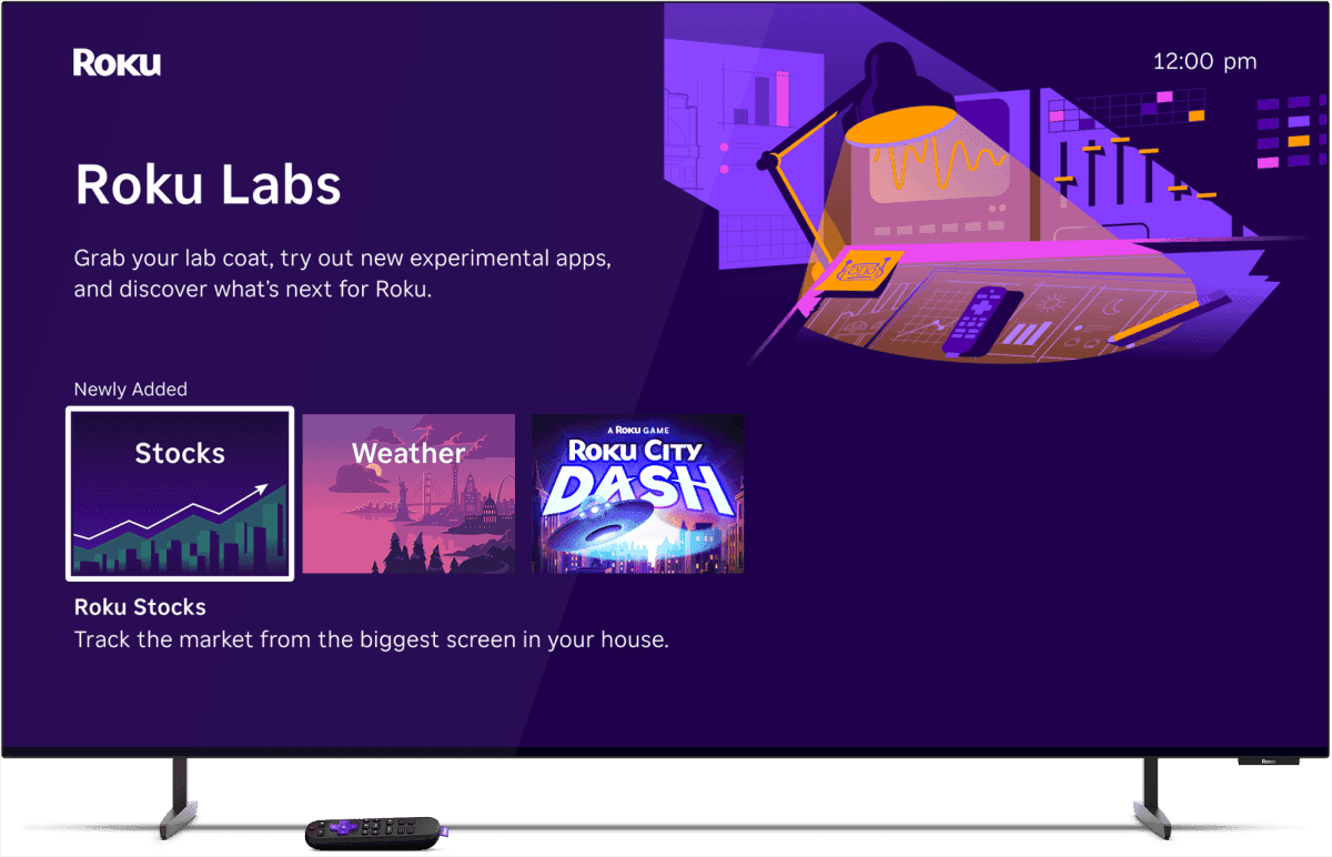 Roku เปิดตัวศูนย์ทดลอง “Labs” สำหรับแอปต้นแบบบนทีวี