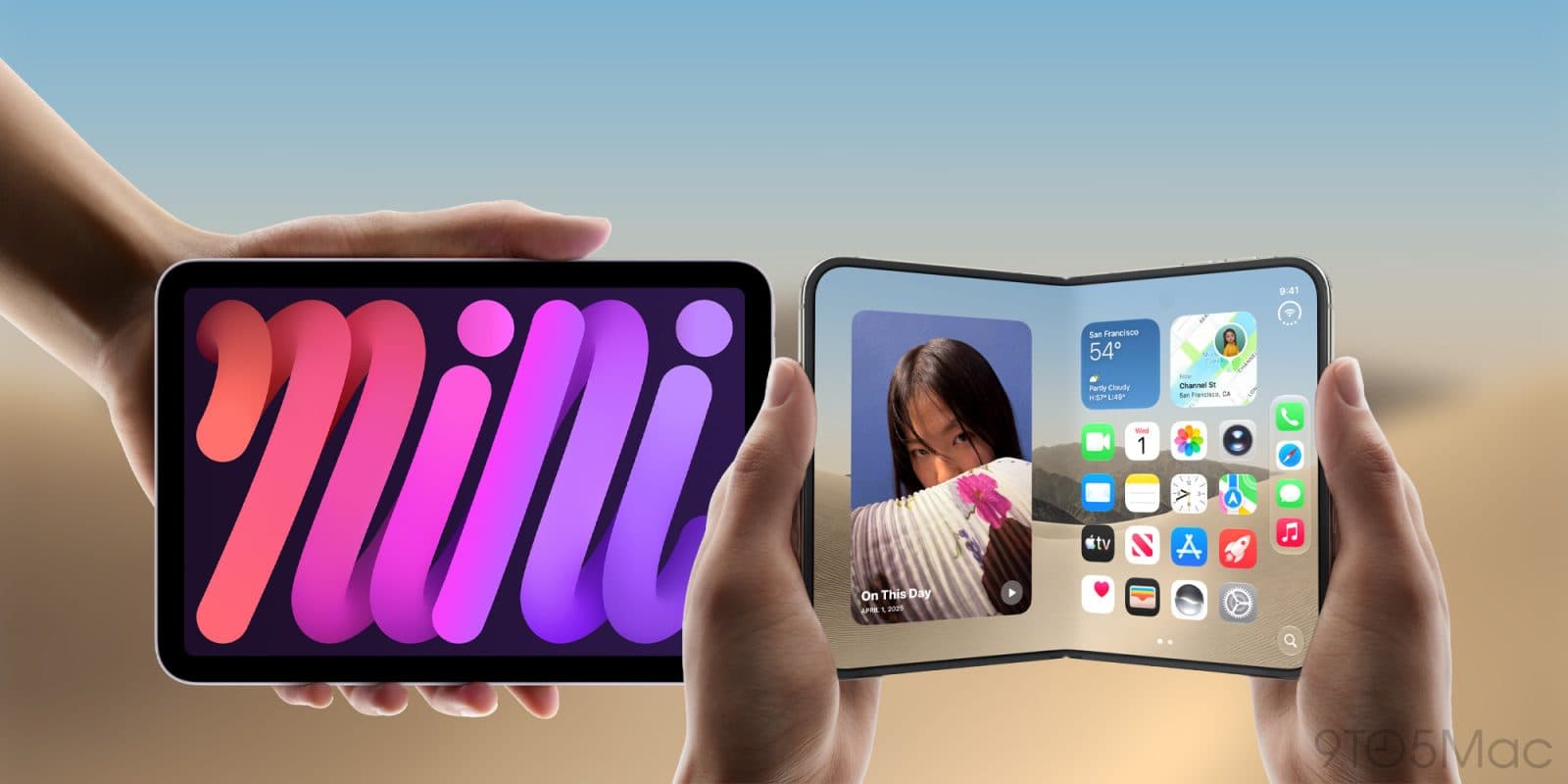 เทียบขนาด iPhone Duo กับ iPad mini ก่อนเปิดตัว