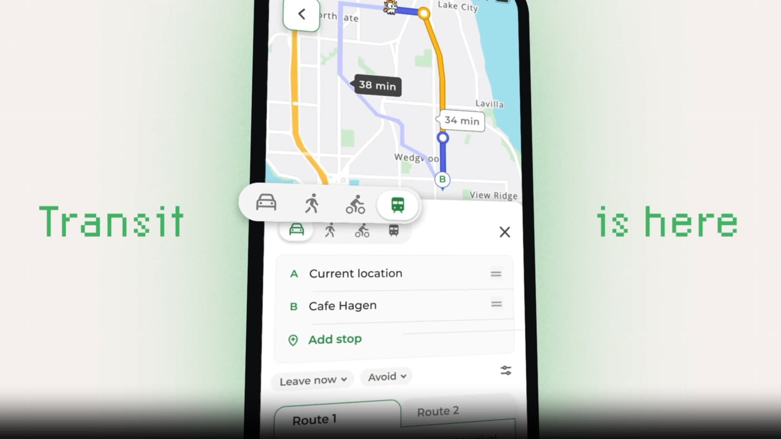 MapQuest เพิ่มเส้นทางขนส่งสาธารณะหลังล่าช้ามานาน