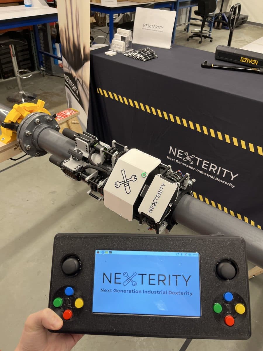 Nexterity พัฒนาหุ่นยนต์ช่วยงานขันน็อตท่อ ลดงานเสี่ยงในอุตสาหกรรม