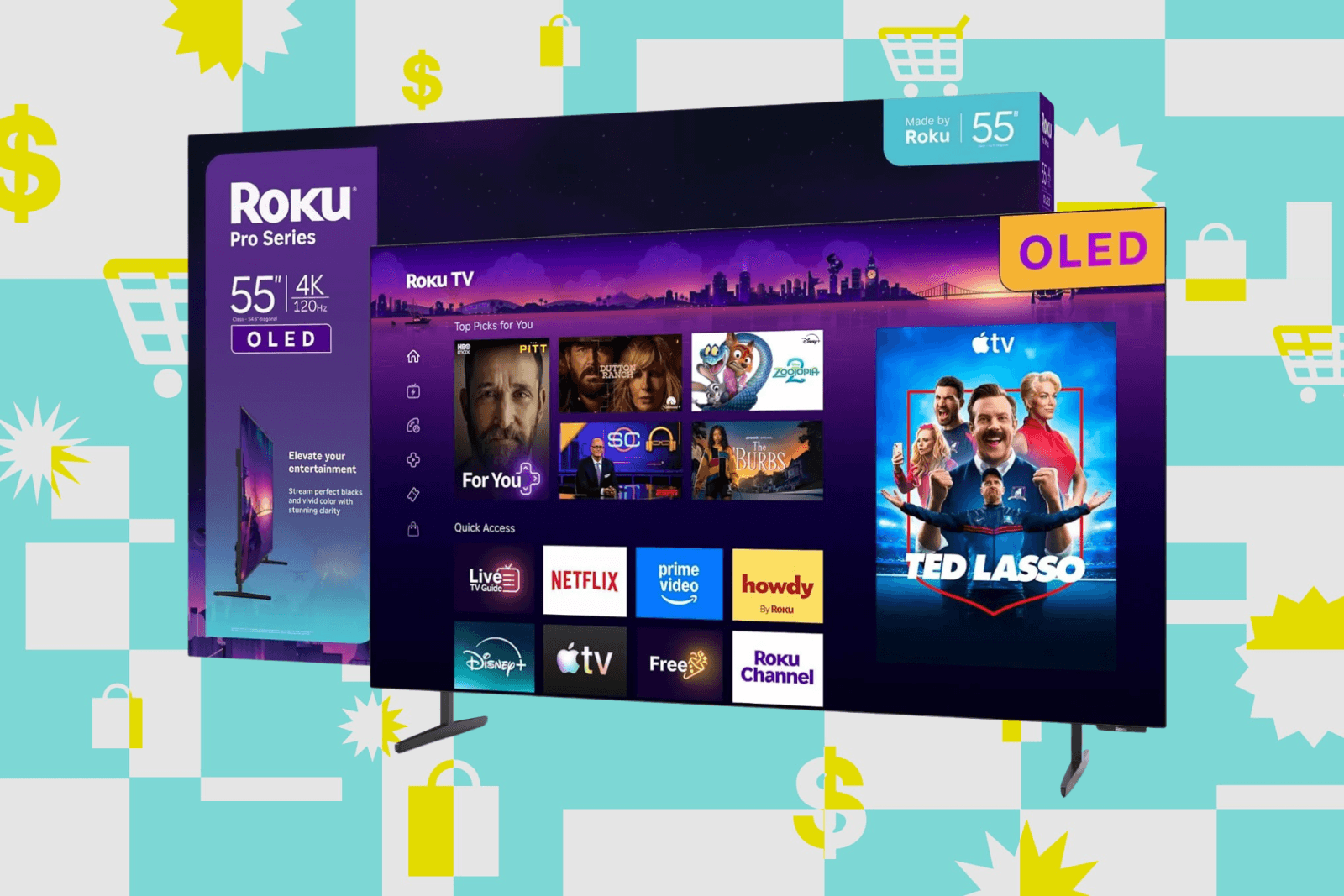 Roku ทีวี OLED รุ่นแรกเริ่มลดสูงสุด 400 ดอลลาร์ เหลือเริ่ม 699 ดอลลาร์
