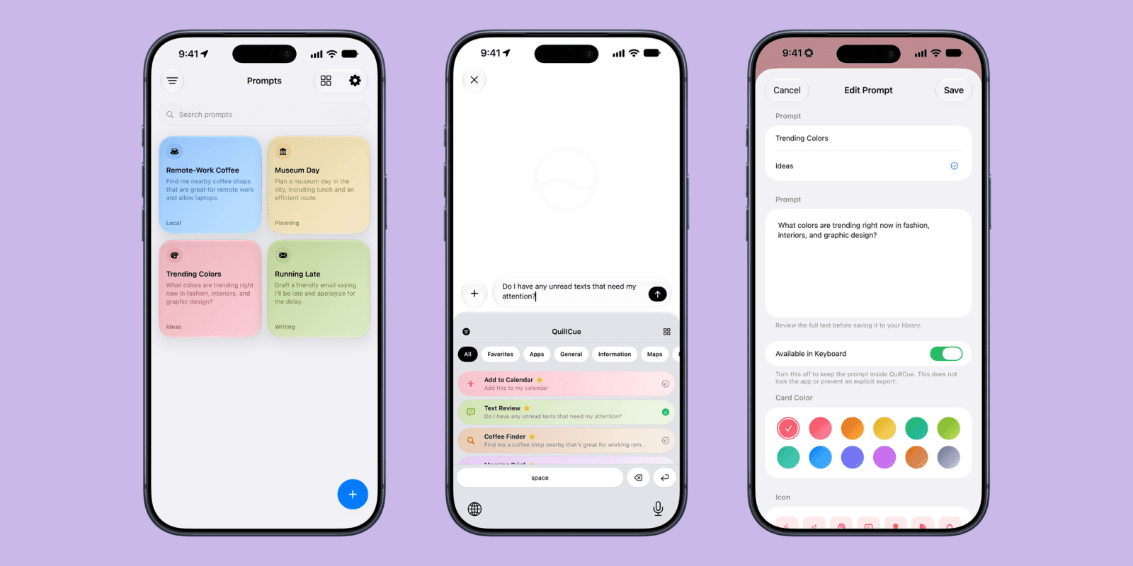QuillCue แอปคีย์บอร์ดช่วยเก็บพรอมป์ต ยกระดับการใช้ Siri AI