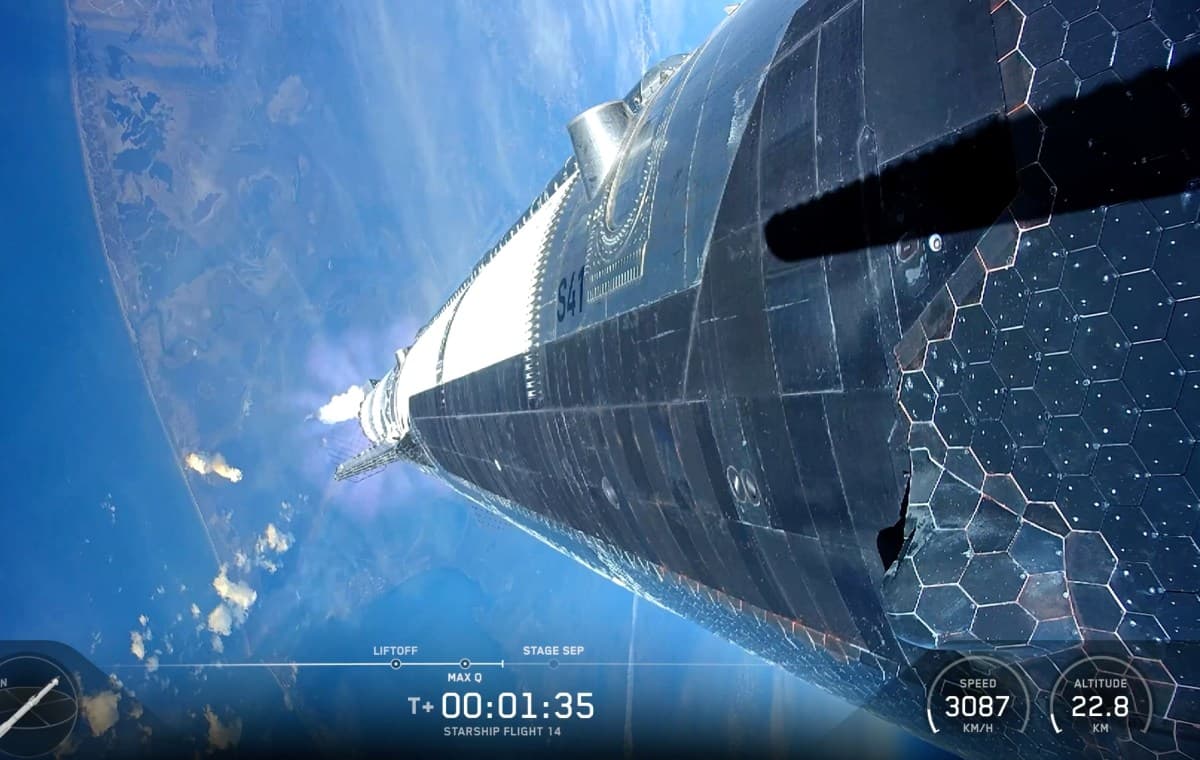 Starship ของ SpaceX ขึ้นสู่วงโคจรได้เป็นครั้งแรก