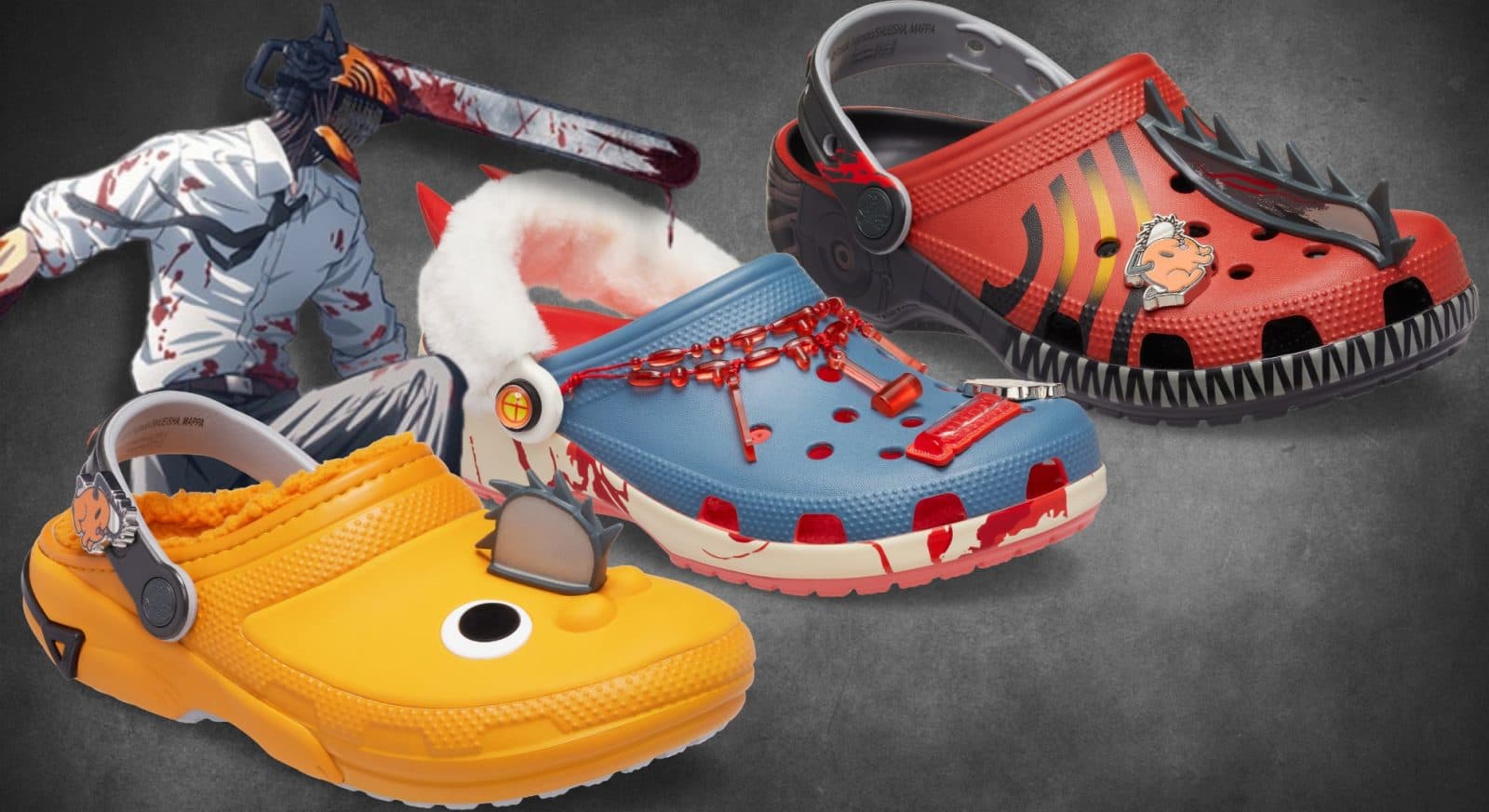 Crocs จับมือ Chainsaw Man เปิดตัวคอลเลกชันรองเท้าแตะ 4 ลายใหม่