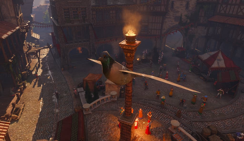 แฟน The Witcher 3 โล่งใจ พบพิกเซลนกพิราบยังอยู่ในเวอร์ชันรีมาสเตอร์