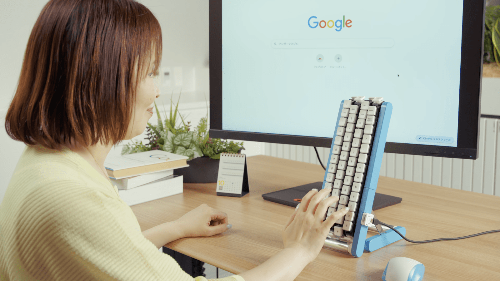 Google Japan โชว์คีย์บอร์ดสายพานแนวขำขัน ให้ปุ่มวิ่งมาหานิ้วผู้ใช้