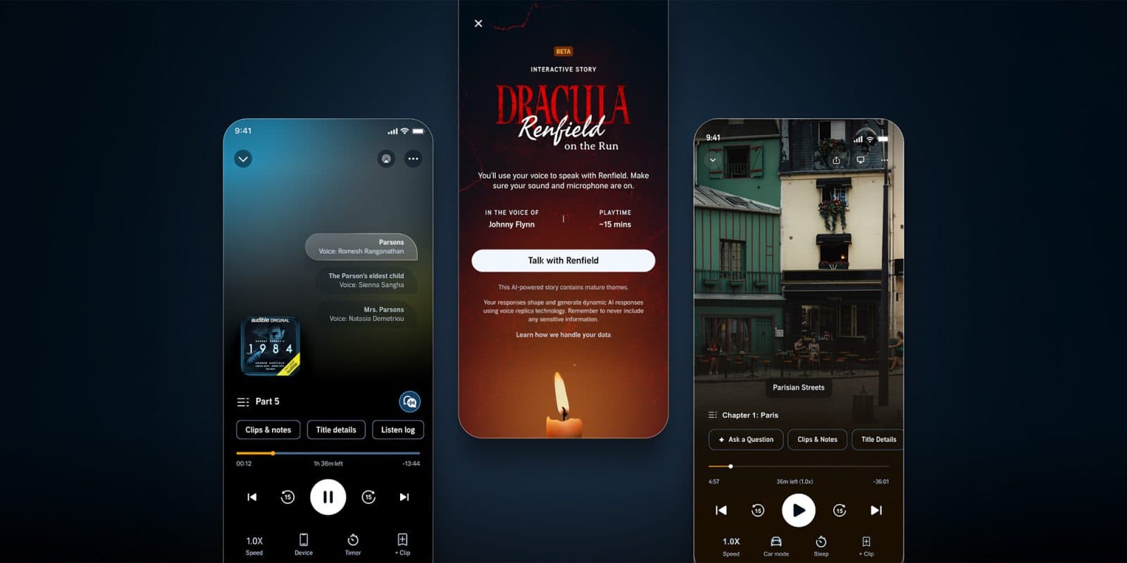 Audible เปิดตัวฟีเจอร์ AI ใหม่ เพิ่มคู่มือคาแรกเตอร์และเรื่องเล่าแบบโต้ตอบ