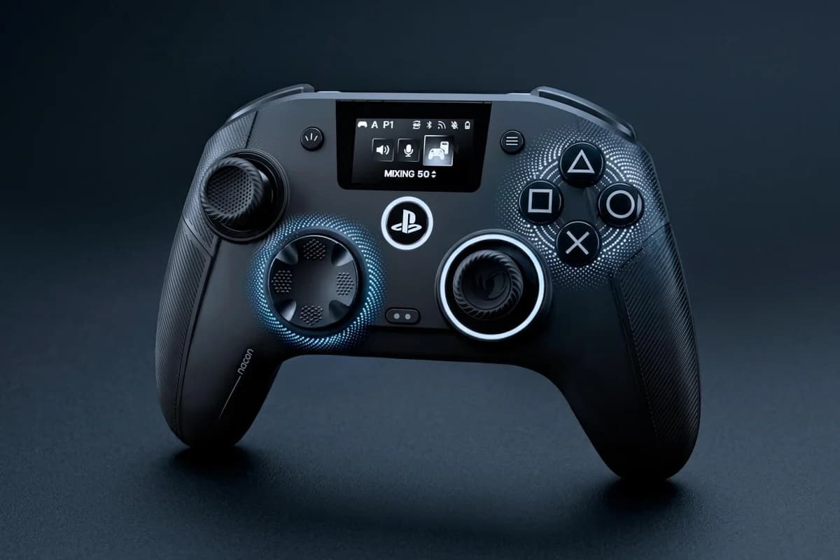 Nacon เปิดตัวคอนโทรลเลอร์ PS5 มีจอในตัว ปรับตั้งค่าและมิกซ์เสียงได้
