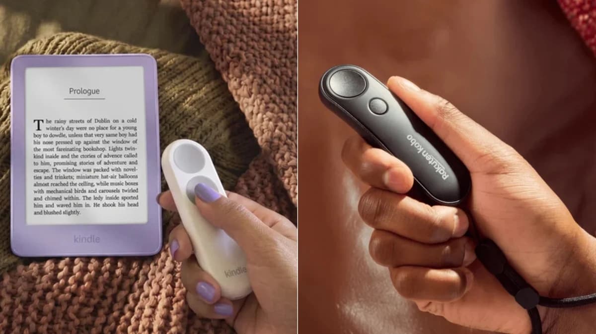 เปรียบเทียบรีโมตพลิกหน้าสำหรับอีรีดเดอร์: Kindle Click vs Kobo Remote