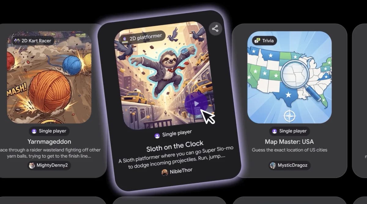 Google เปิดตัว Playground ให้สร้างเกมด้วย AI ผ่านเบราว์เซอร์