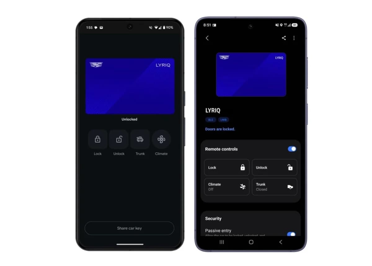 Samsung Wallet เริ่มใช้เป็นกุญแจดิจิทัลปลดล็อก GM บางรุ่นได้