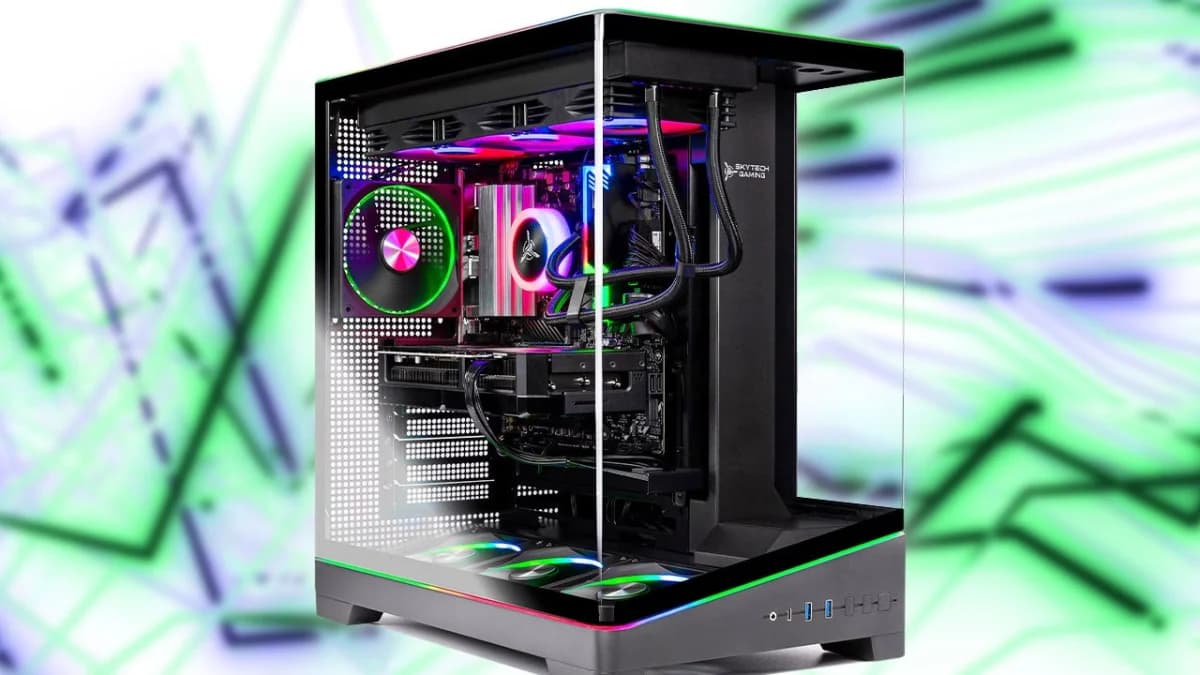 Walmart ลดราคา Skytech Harpy พีซีเกมมิ่ง Ryzen X3D กับ RTX 5070 เหลือ 1,799 ดอลลาร์