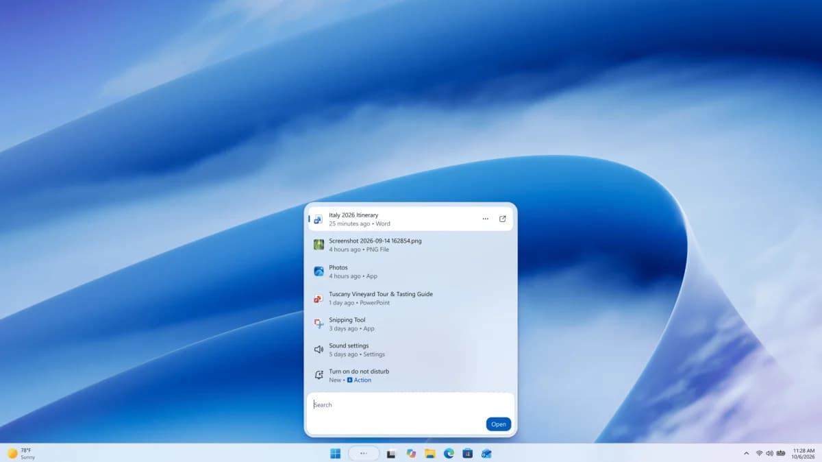 Microsoft ทดสอบ Windows Search โฉมใหม่ เร็วขึ้นและใช้หน่วยความจำน้อยลง
