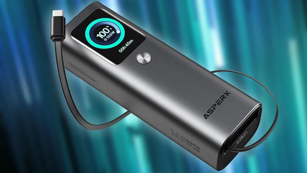 แบตสำรอง AsperX 20,000mAh 165W ลดเหลือราว 40 ดอลลาร์หลังใช้คูปอง