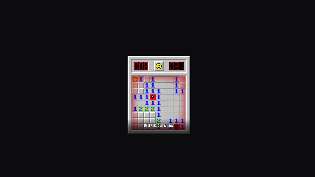 Triple-A Minesweeper ล้อเลียนนิสัยเกมฟอร์มยักษ์ที่ชอบป้อนคำตอบผู้เล่นเกินไป