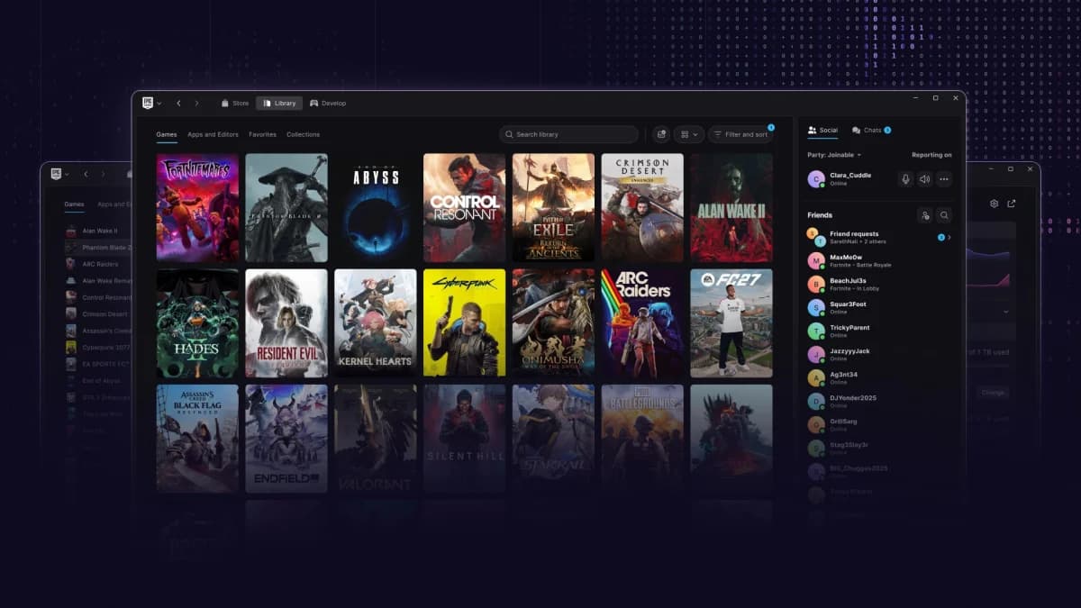 Epic เปิดตัวเกมเลานเชอร์เวอร์ชันรีเฟรชที่บอกว่า ‘vibe coded’ และรองรับ Linux