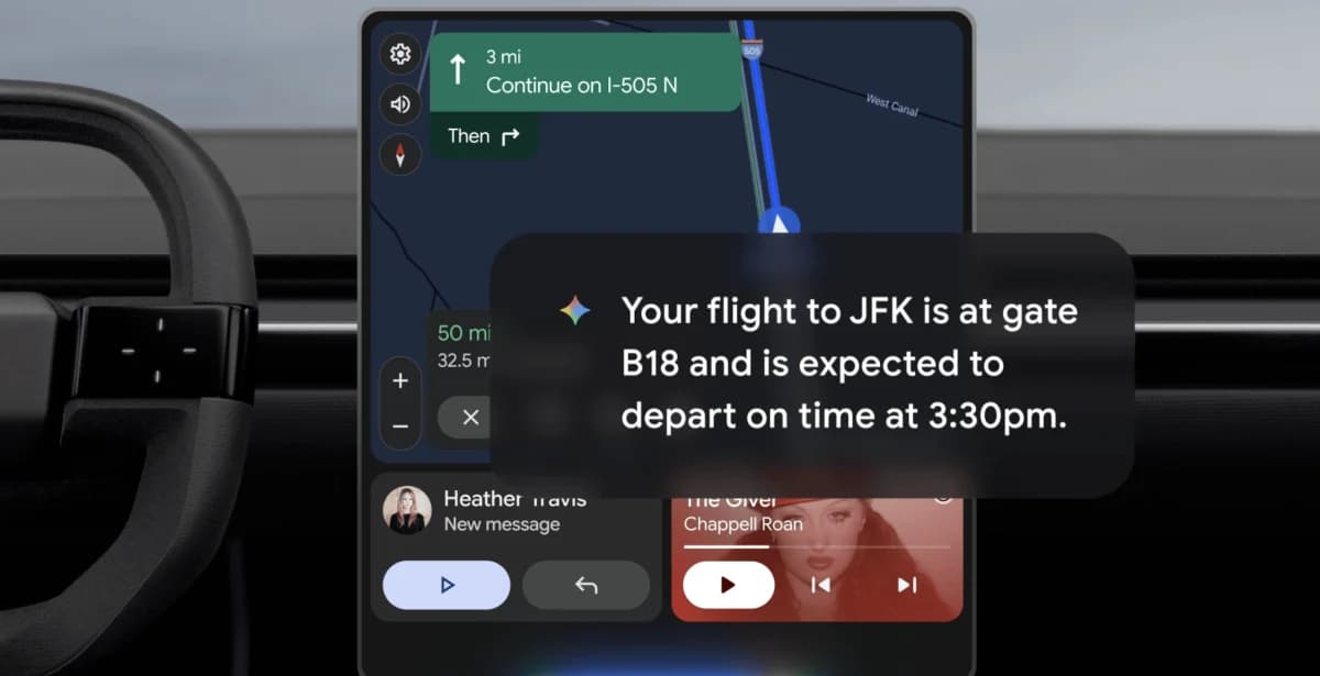 Google ใส่ Gemini AI แบบรู้บริบทส่วนตัวมากขึ้นลงในรถยนต์