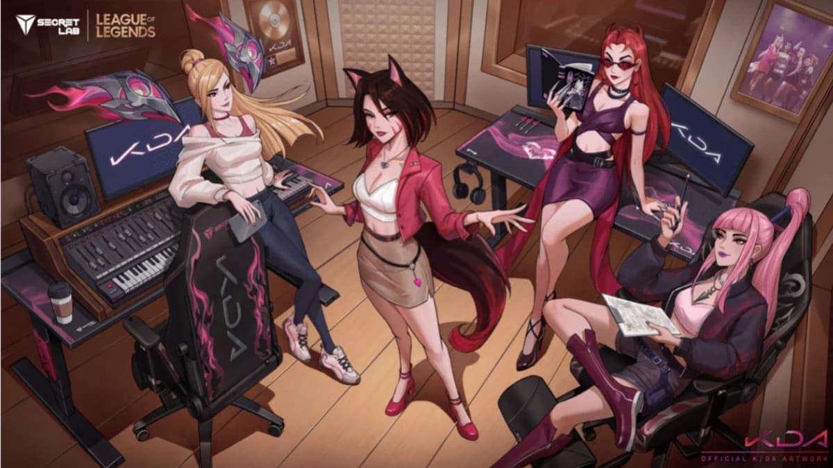 Secretlab เปิดตัวคอลเลกชัน K/DA Firestarter ทั้งเก้าอี้เกมมิ่งและโต๊ะเกมมิ่งรุ่นพิเศษ