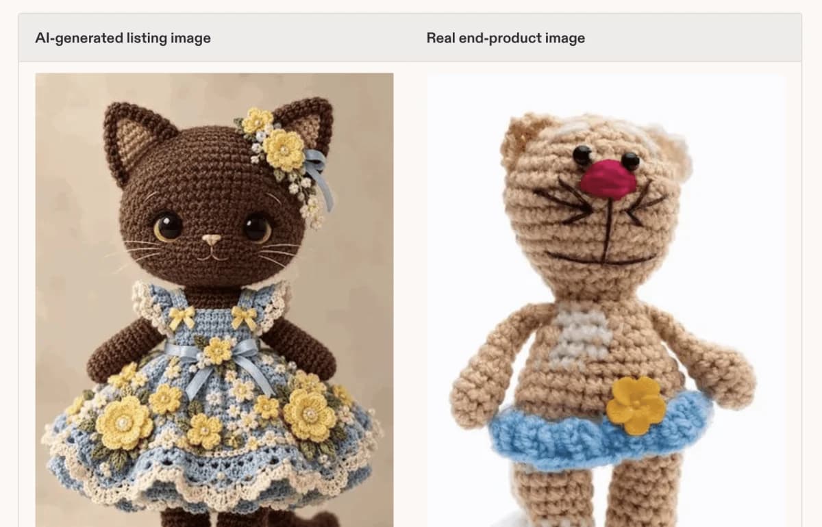 Etsy ออกกฎเข้มคุมการใช้ AI ในหน้าลิสต์สินค้า ลดปัญหา “AI slop”