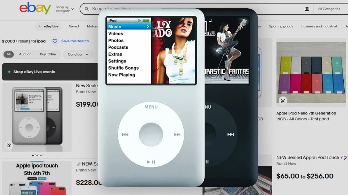 25 ปี iPod ยังถูกค้นหาบน eBay ทุก 2 วินาที ท่ามกลางกระแสคิดถึงอุปกรณ์ยุคเก่า