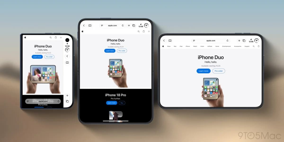 Apple เดินหน้าหาทางแก้ Safari บนจอด้านนอกของ iPhone Duo