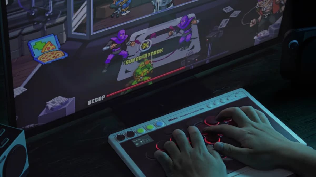 8BitDo เปิดจอง Arcade Controller Pro จอยอาร์เคดแบบปุ่มล้วน ราคาเริ่ม $119.99