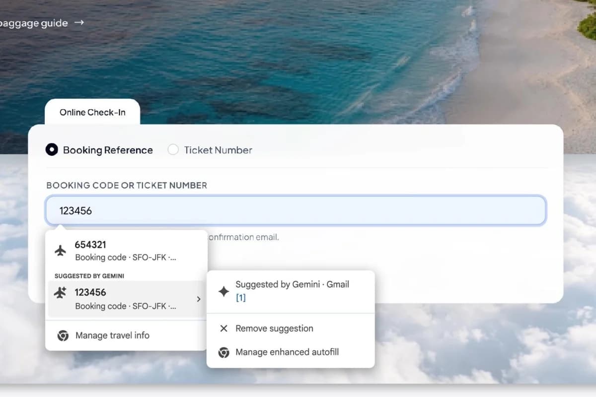 Chrome เพิ่ม Autofill อัจฉริยะ ดึงข้อมูลจาก Gmail มาช่วยกรอกฟอร์ม