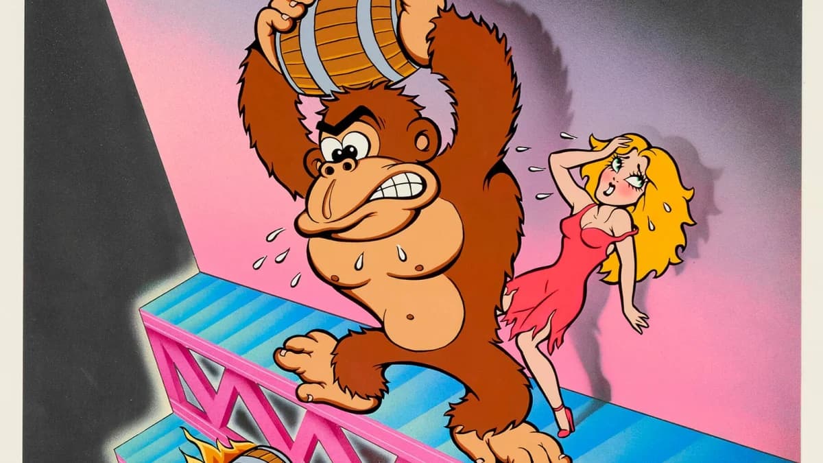 โปสเตอร์ Donkey Kong ยุคแรกทำสถิติใหม่ในประมูลที่ 329,400 ดอลลาร์