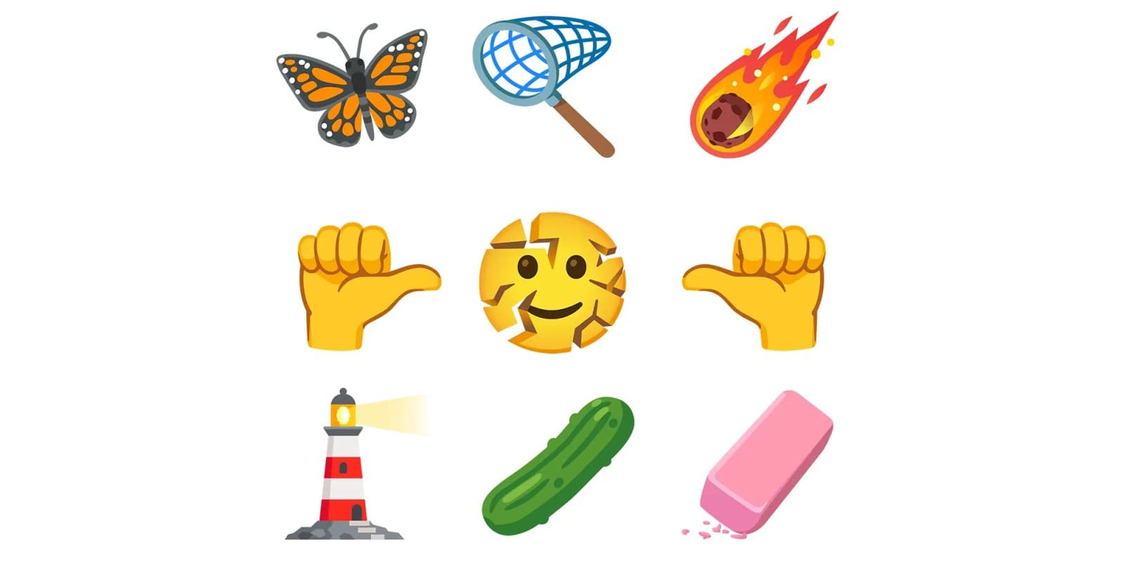 Unicode เผยตัวอย่าง 9 อีโมจิใหม่ชุดถัดไป บางส่วนเป็นการปรับปรุงของเดิม
