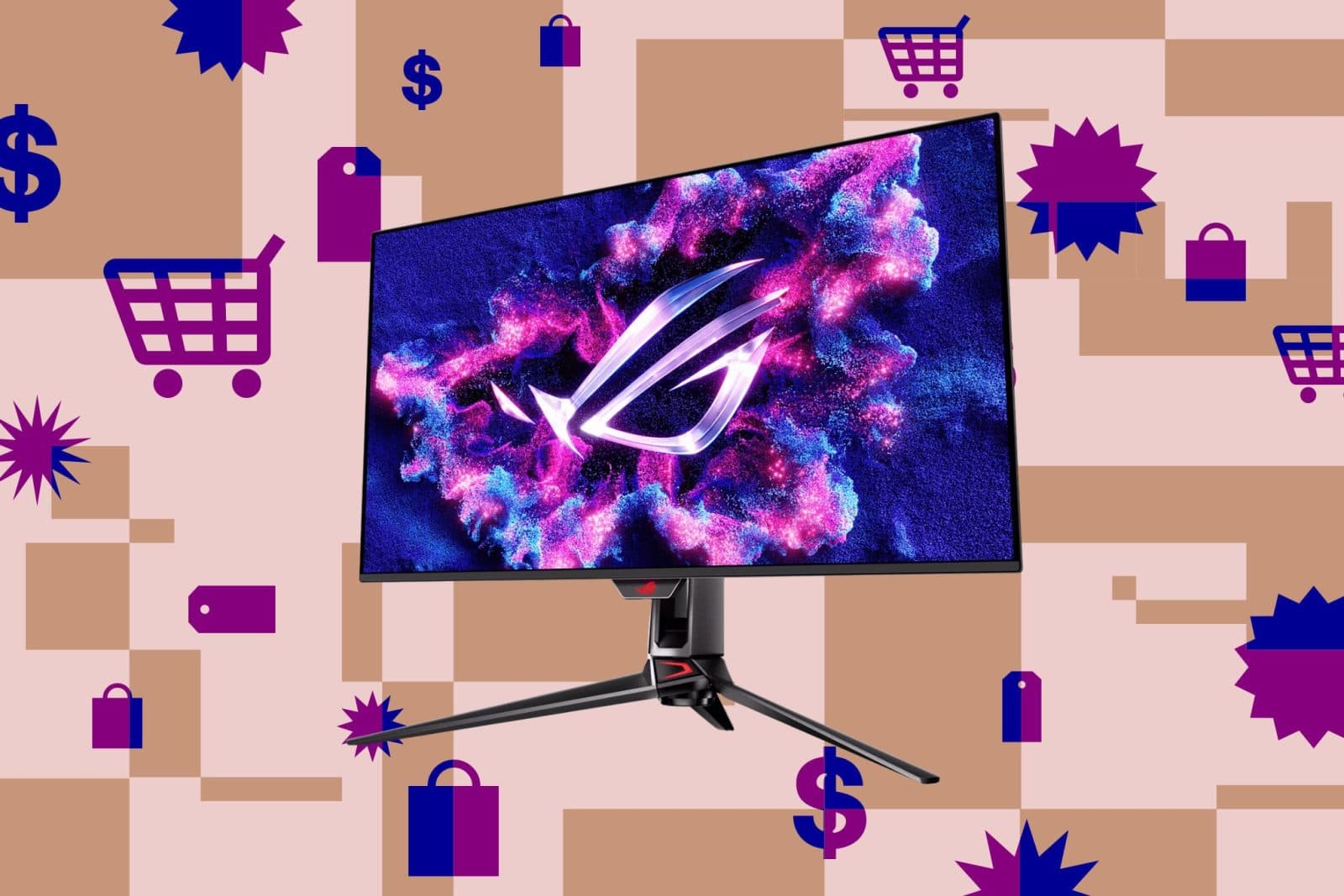 จอเกมมิ่ง Asus ROG Swift 4K QD-OLED ลด 400 ดอลลาร์ เหลือ 899.99 ดอลลาร์