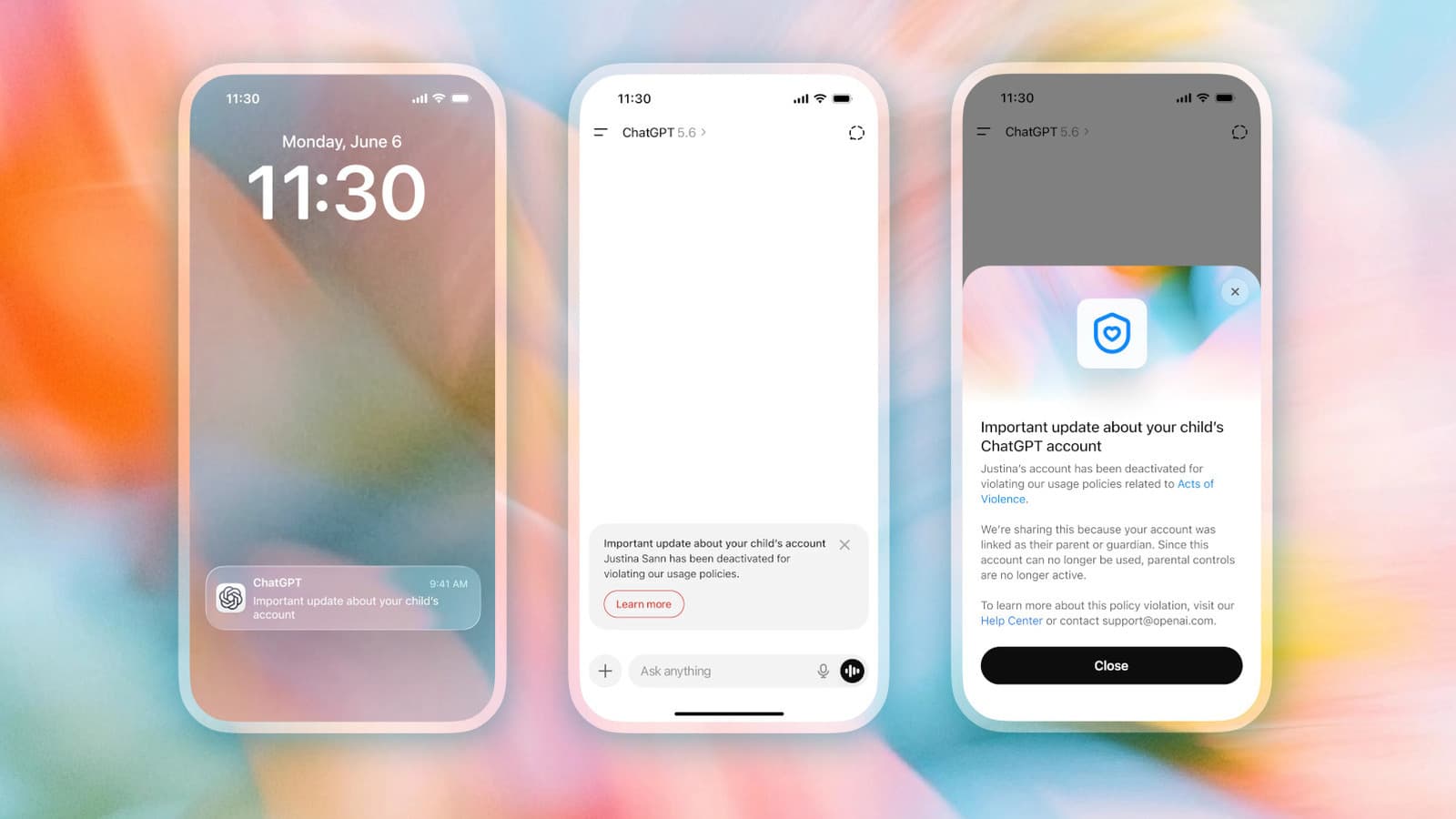 OpenAI เตรียมแจ้งผู้ปกครองหากบัญชีวัยรุ่นถูกระงับจาก ChatGPT