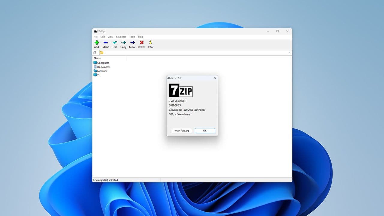 7-Zip ออกแพตช์อุดช่องโหว่ร้ายแรง ผู้ใช้ต้องอัปเดตเอง