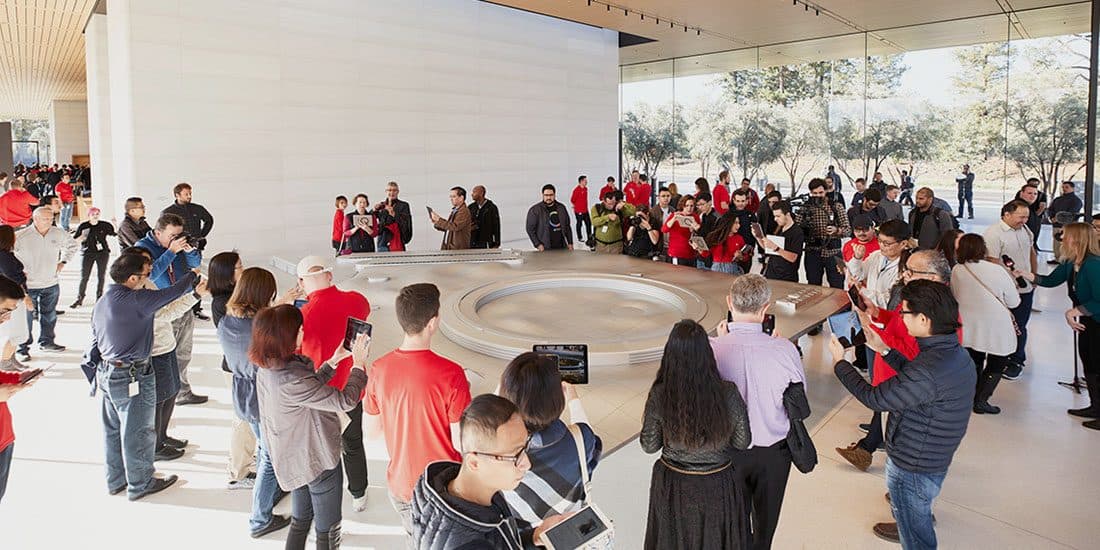 Apple ปิดบางส่วนของ Visitor Center ที่ Apple Park เพื่อปรับปรุงพื้นที่ร้าน