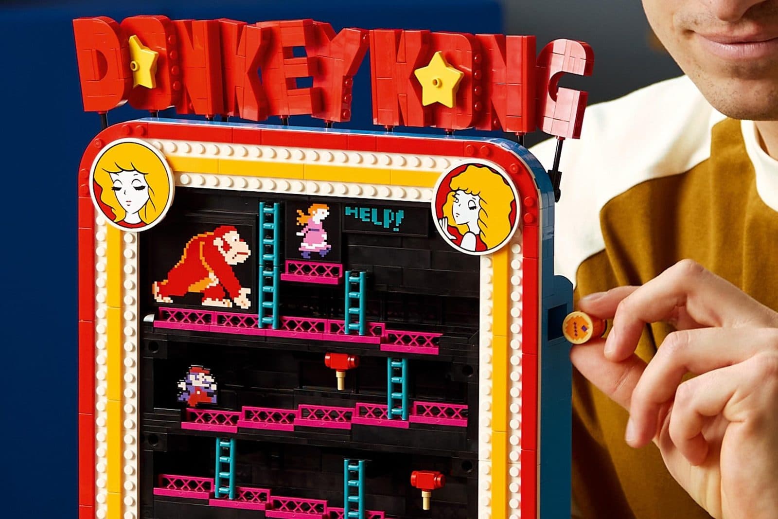 เลโก้เปิดตัวชุด Donkey Kong แบบตู้อาร์เคดที่เล่นได้จริงบางส่วน