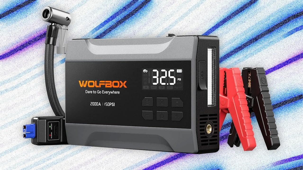 Wolfbox อุปกรณ์ช่วยฉุกเฉินรถยนต์ 3-in-1 ลดเหลือ 42 ดอลลาร์บน Amazon