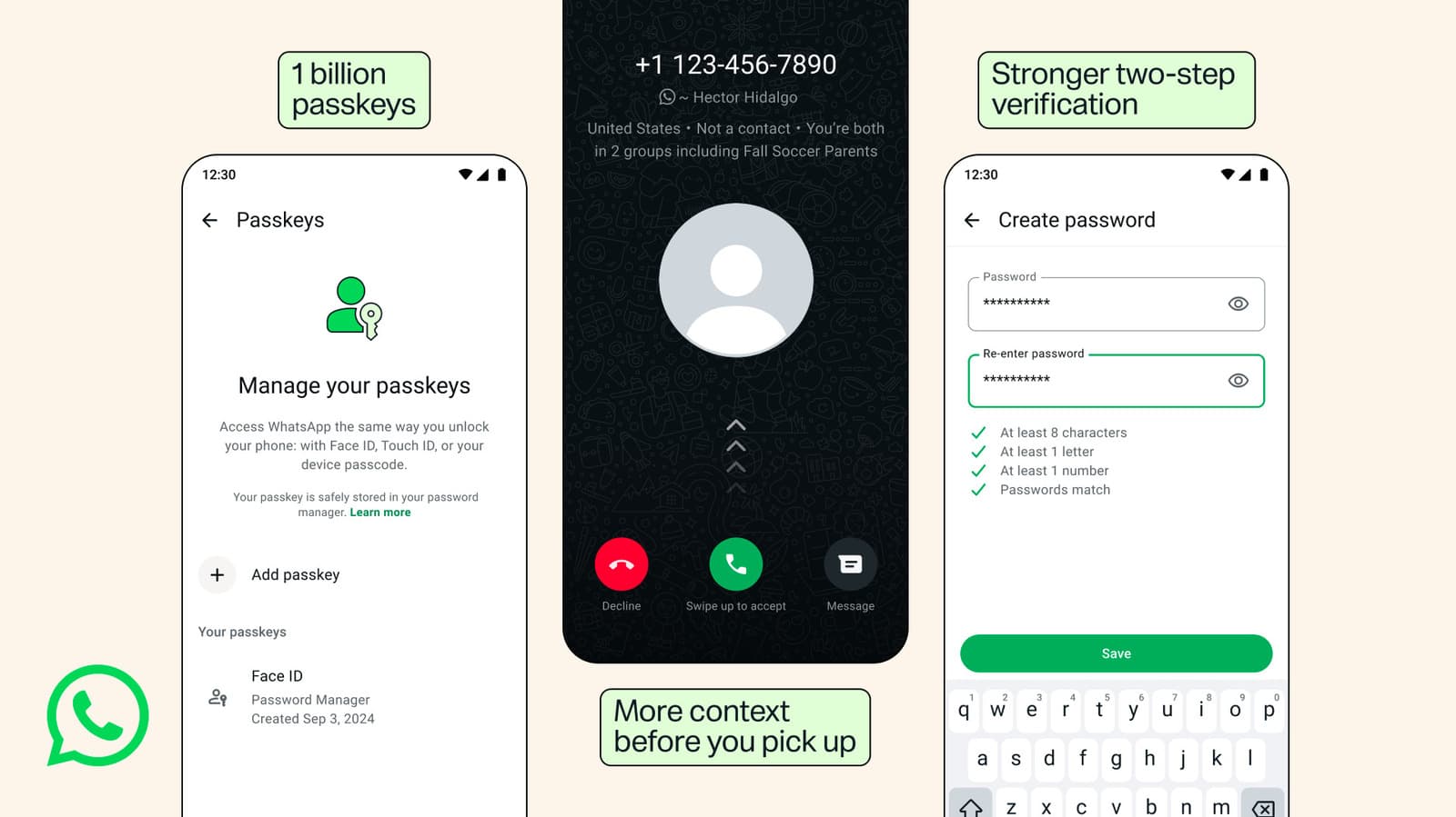 WhatsApp อัปเกรดระบบยืนยันตัวตนสองชั้น เพิ่มตัวเลือกใช้รหัสผ่านที่แข็งแรงกว่าเดิม