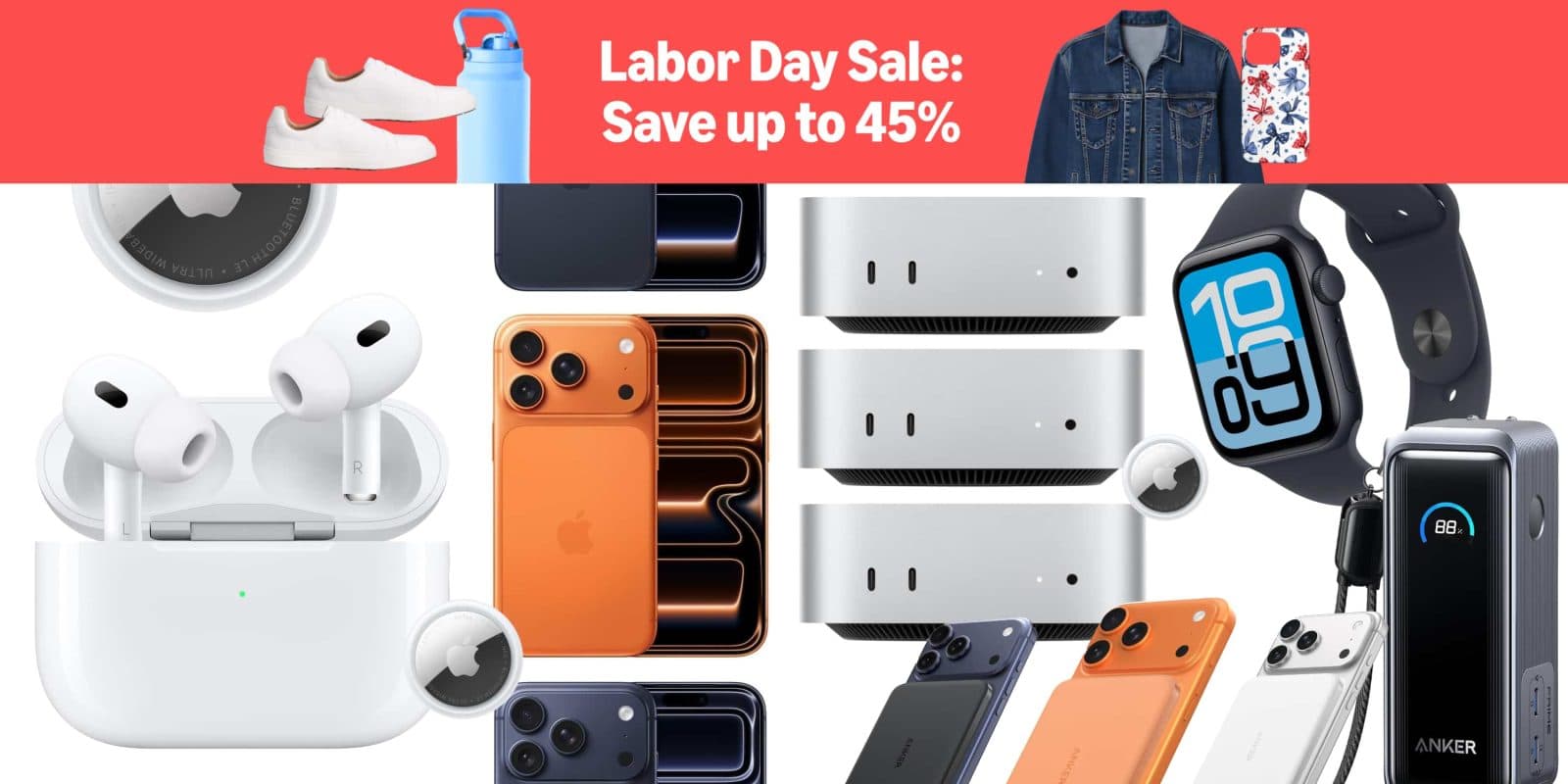 Amazon เปิดดีล Labor Day ลดราคาอุปกรณ์ Apple หลายรุ่น รวม AirPods, iPhone และ Mac mini