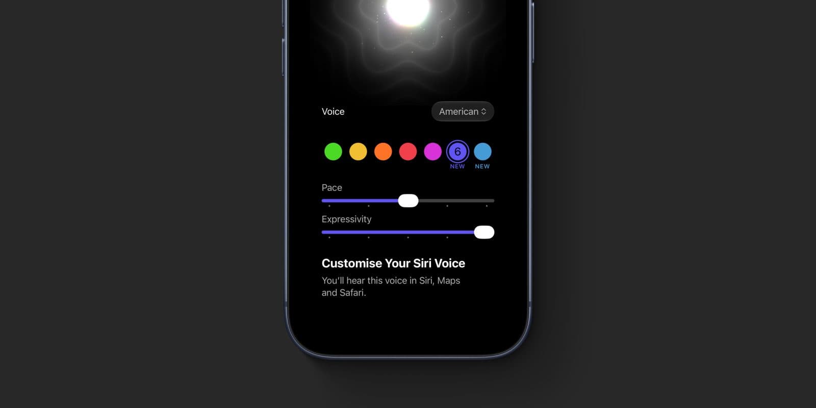 iOS 27 เบต้าเพิ่มตัวเลือกปรับเสียง Siri ใช้ได้กับเสียงอเมริกันและอังกฤษมากขึ้น