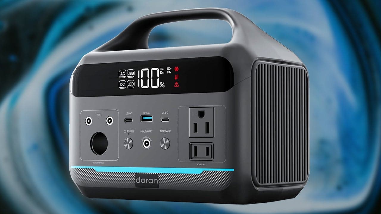 Daran เปิดดีลสถานีไฟพกพา 288Wh 600W ราคาลดเหลือราว 132 ดอลลาร์