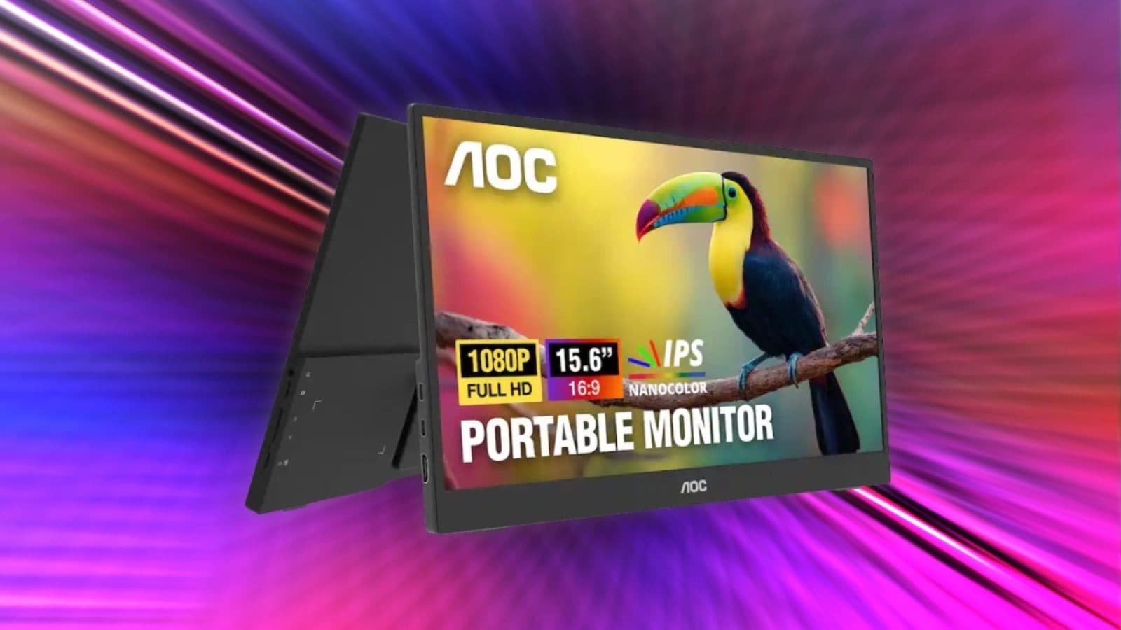 Best Buy ลดราคา AOC จอพกพา 15.6 นิ้ว เหลือ 65 ดอลลาร์วันนี้เท่านั้น
