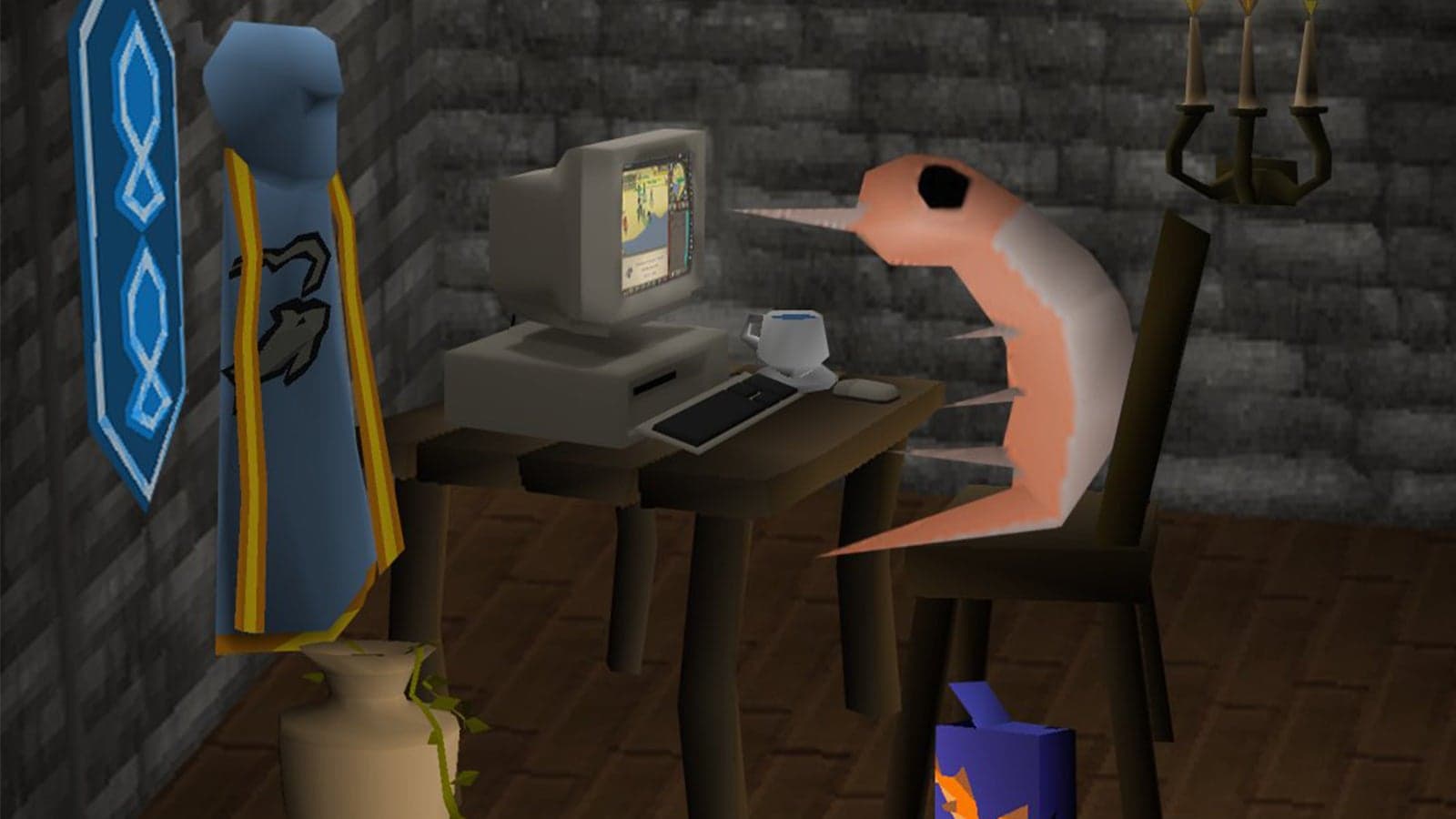 OSRS รับรองผู้เล่นที่ปั้น Fishing 99 ด้วยการตกแต่กุ้งกับแอนโชวี่