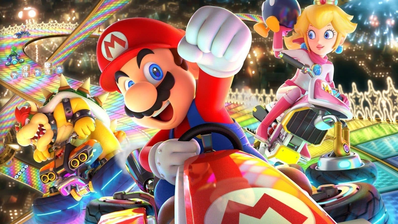 Mario Kart 8 Deluxe เพิ่มโหมดแบ่งจอเล่นพร้อมกัน 8 คนบน Switch 2