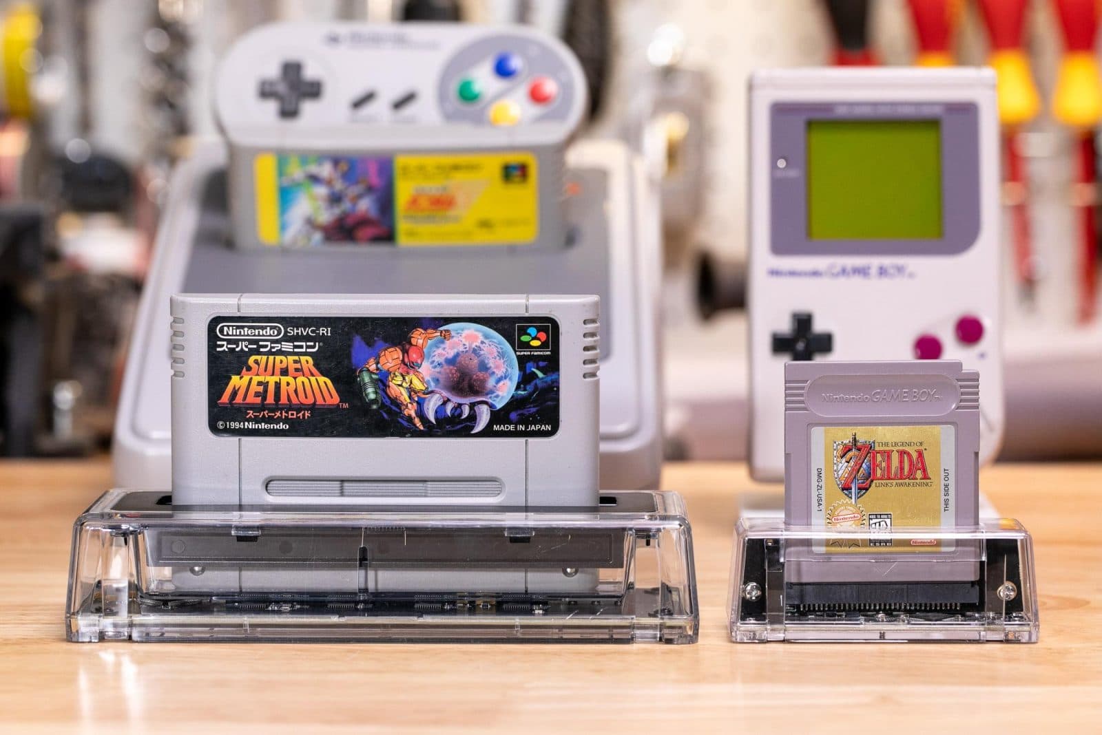 อุปกรณ์ USB-C ช่วยอ่านและสำรองตลับเกม Nintendo รุ่นเก่า