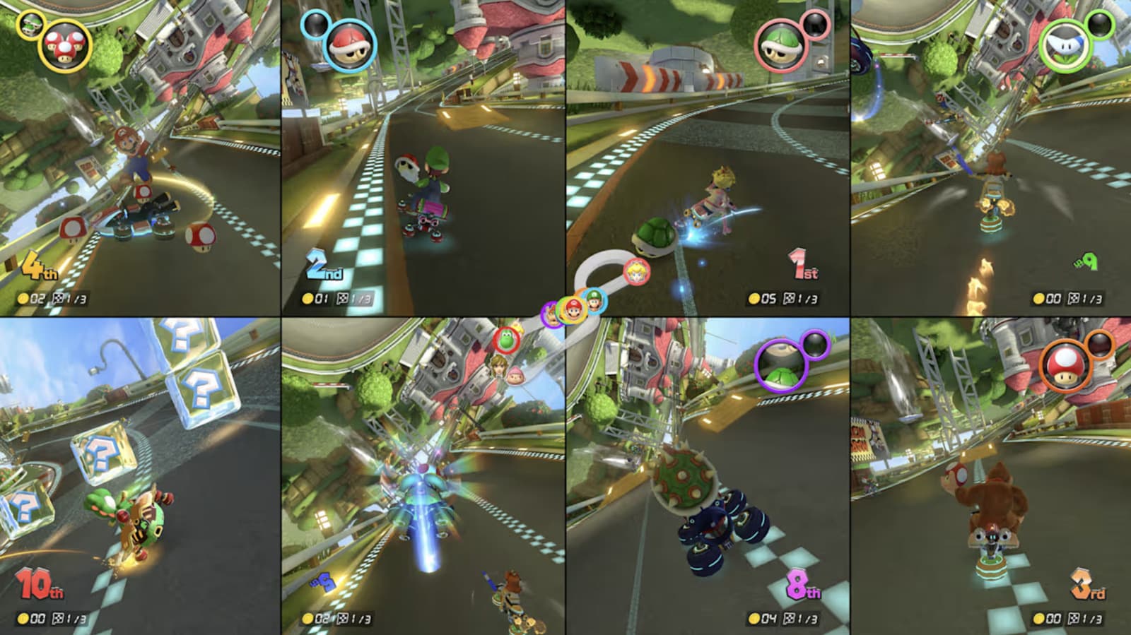Nintendo อัปเดตฟรี Mario Kart 8 Deluxe บน Switch 2 เพิ่มโหมดแบ่งจอ 8 คน