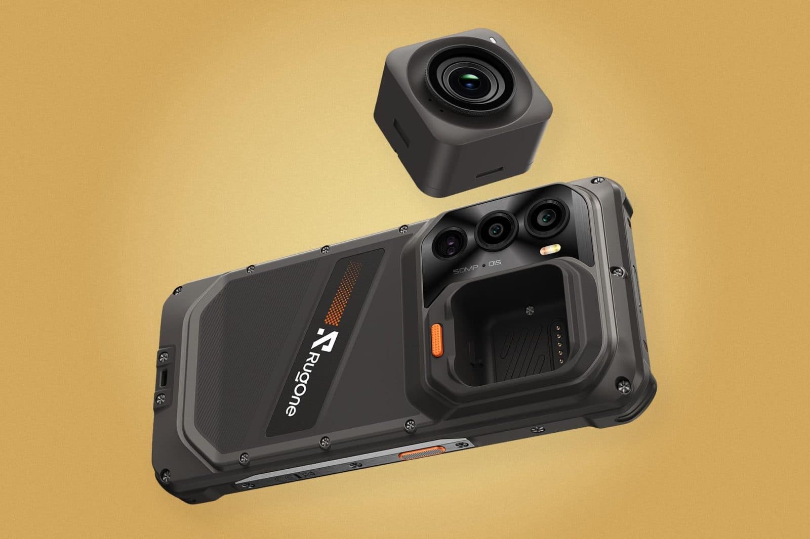 RugOne Xsnap 7 Pro สมาร์ตโฟนถอดกล้องได้ ลุยน้ำ-ลุยงานหนักได้