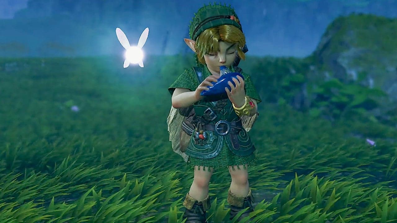 Zelda Notes เพิ่มฟีเจอร์ใหม่สำหรับรีเมก Ocarina of Time ทั้งขลุ่ยเล่นได้และสถิติในเกม