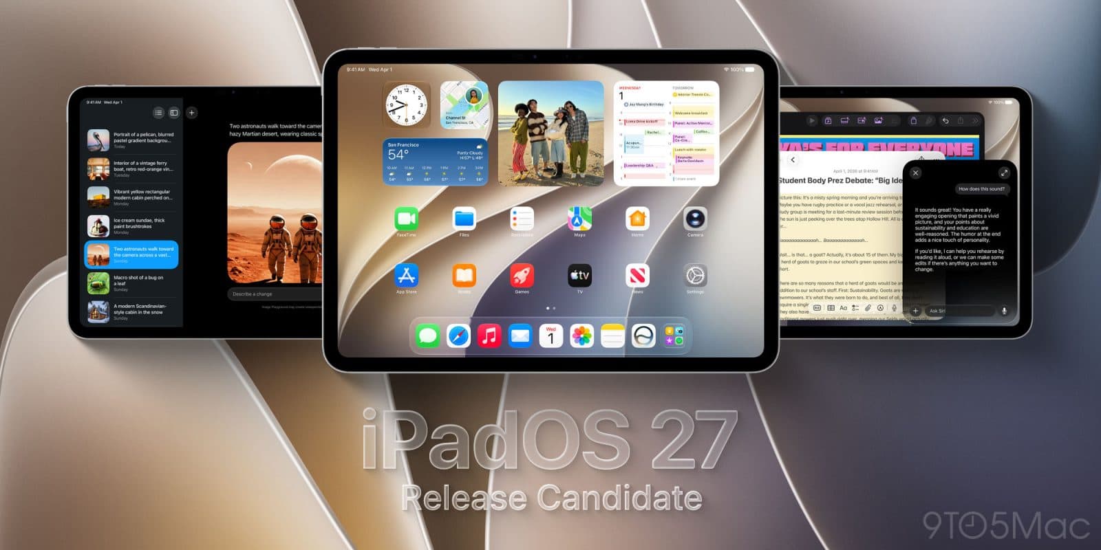Apple ปล่อย iPadOS 27 RC พร้อม watchOS 27 และระบบอื่น ๆ