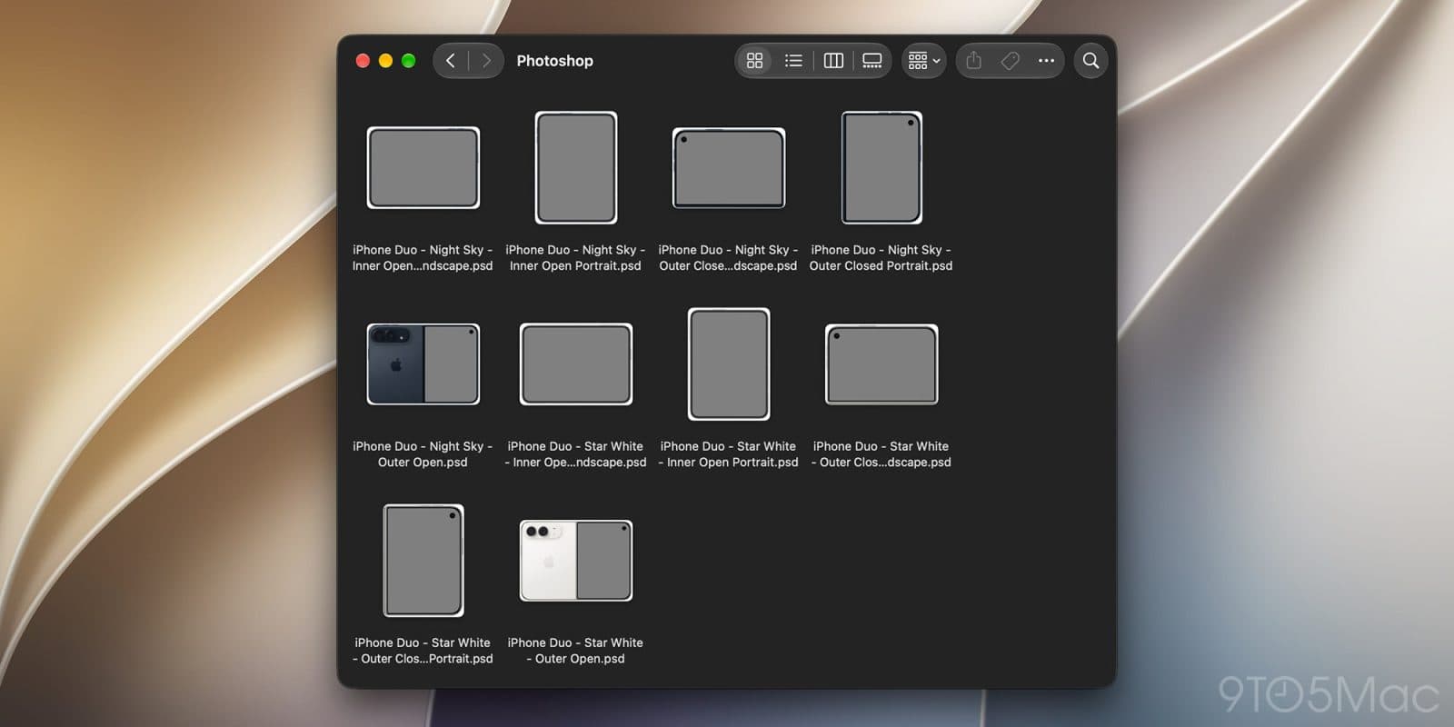 Apple อัปเดตเครื่องมือ Design Resources เพิ่มกรอบ iPhone Duo และ iPhone 18 Pro