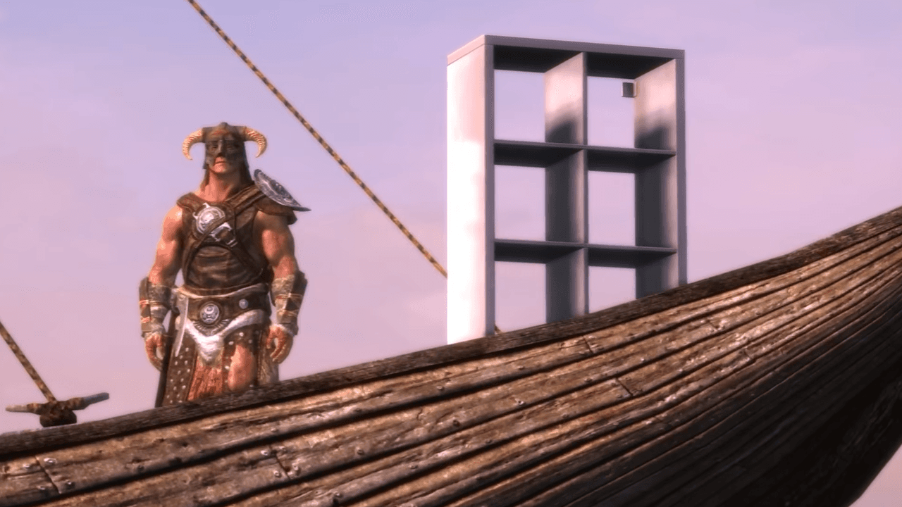 IKEA ปล่อยม็อด Skyrim ให้ชั้นวางมีชีวิตชื่อ Kallax Storageborn พากย์โดย Matt Berry